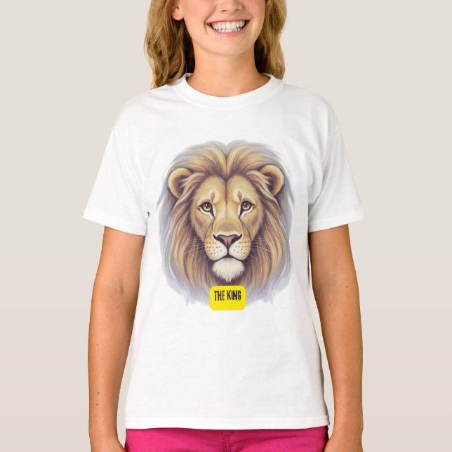 Löwe. Der König T-Shirt (Vorderseite)