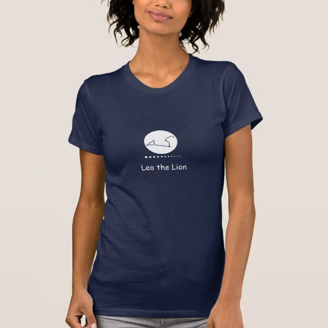 Löwe der Löwe-Konstellations-T - Shirt (Vorderseite)