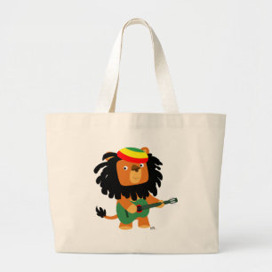 Löwe der Zion Strandtasche Jumbo Stoffbeutel