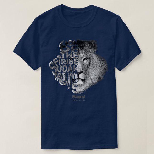 Löwe des Stamms der Juda-Offenbarung 5 T-Shirt (Design vorne)
