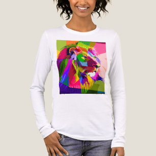 Löwe Farbige Prismatische Pop-Art-Gestaltung-62501 Tri-Blend Shirt
