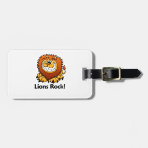 Löwe-Felsen! Gepäckanhänger