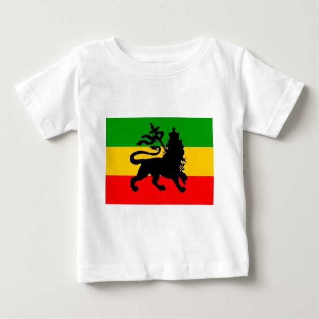 Löwe-Flagge Baby T-shirt (Vorderseite)