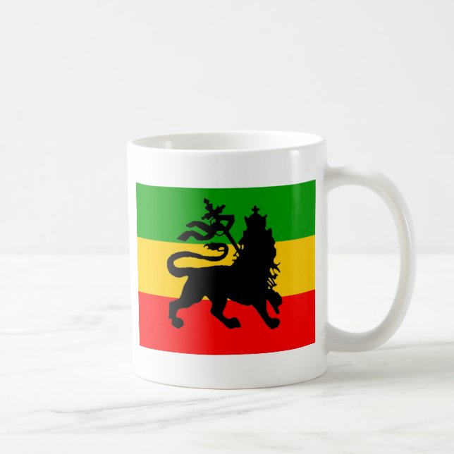 Löwe-Flagge Kaffeetasse (Rechts)