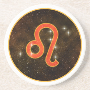 Löwe hat Untersetzer in der Hauptrolle