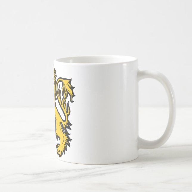 Löwe-Herz Kaffeetasse (Rechts)