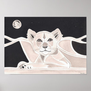 Löwe-Herz Poster