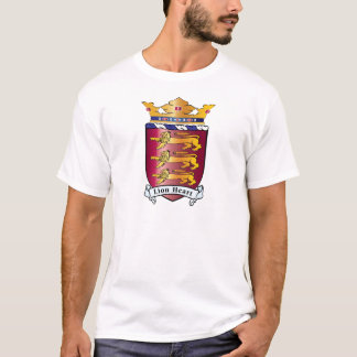 Löwe-Herz-Wappen T-Shirt