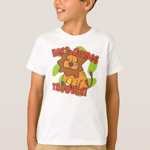 Löwe hier kommt Problem-T-Shirt T-Shirt