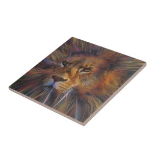 Löwe in der Gallery Keramik Tile Fliese
