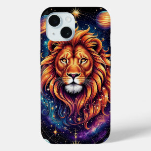Löwe in der kosmischen Sternengalaxie Case-Mate iPhone Hülle