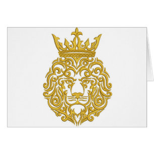 Löwe in der Krone, Nachahmung der Stickerei