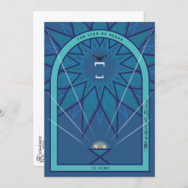 Löwe in einer Gefahr Karte