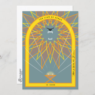 Löwe in einer Gefahr Karte