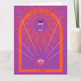 Löwe in einer Gefahr Karte