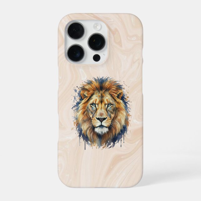 Löwe iPhone 16 Pro Hülle (Rückseite)
