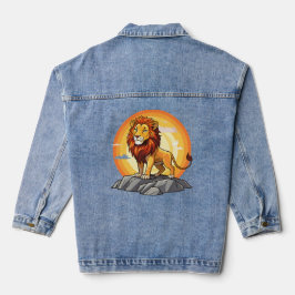 Löwe Jeansjacke