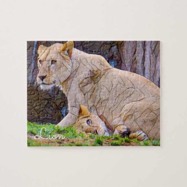 Löwe [Jigsaw puzzle: 110P] (Horizontal)