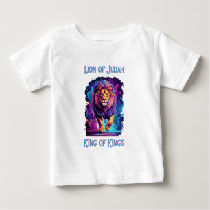 Löwe Judah Faith Jesus Christliches Geschenk Baby T-shirt