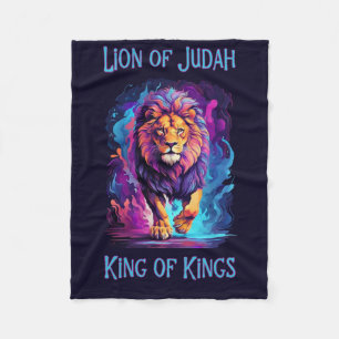 Löwe Judah Faith Jesus Christliches Geschenk Fleecedecke