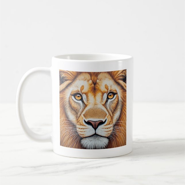 Löwe Kaffeetasse (Links)