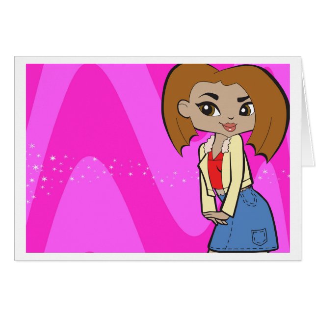 Löwe-Karte (Vorderseite (Horizontal))