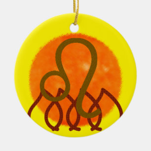 Löwe Keramik Ornament