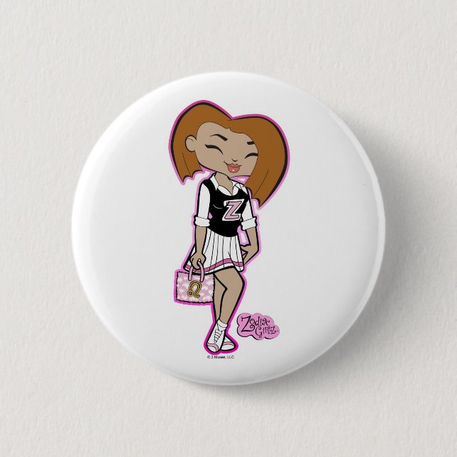 Löwe-Knopf Button (Vorderseite)