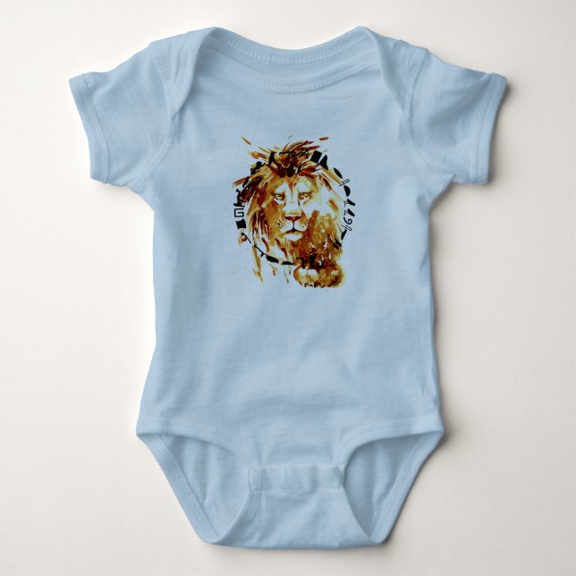 Löwe-König Of The Jungle Baby Strampler (Vorderseite)