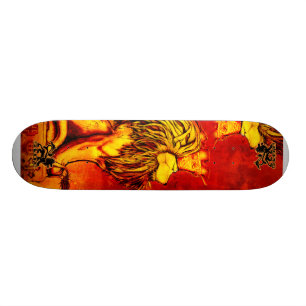 Löwe-König Skateboard Skidone
