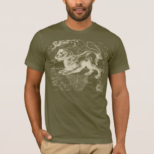 Löwe-Konstellation Hevelius 1690 July23 - 22. T-Shirt