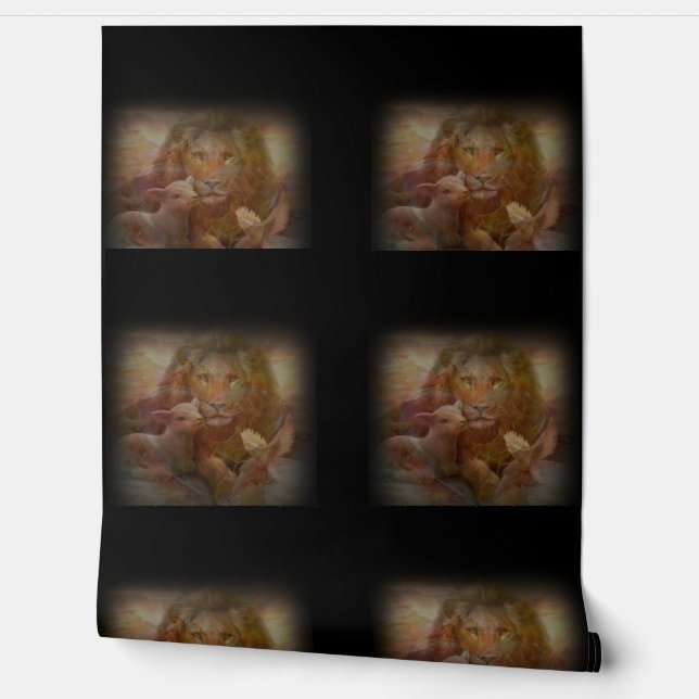 Löwe, Lamm und Taube Tapete (Abrollen)