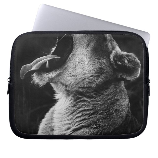 Löwe Laptopschutzhülle (Vorderseite)