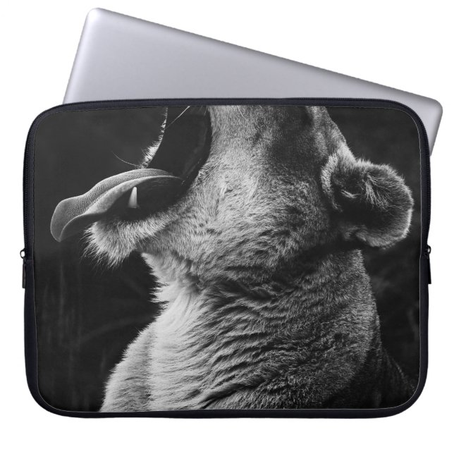 Löwe Laptopschutzhülle (Vorderseite)