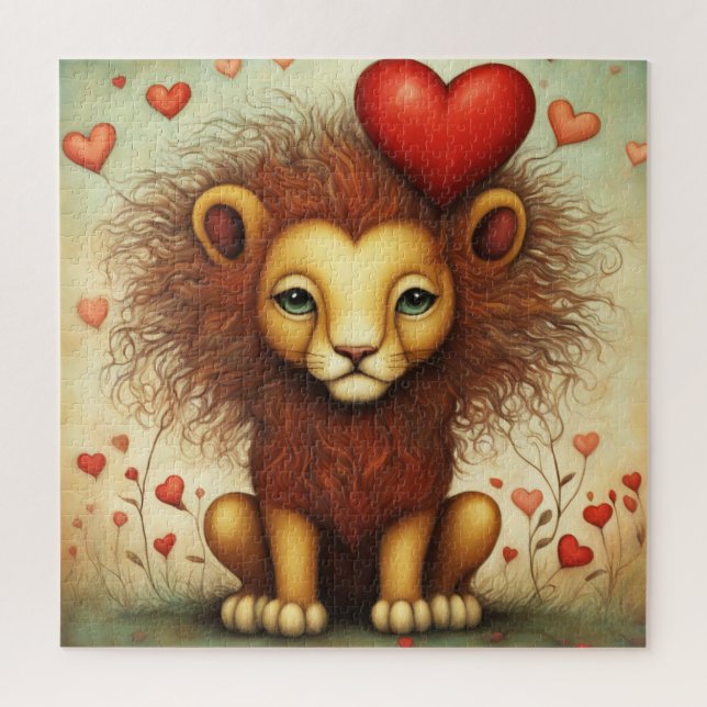 Löwe Liebe 1 (Vertikal)