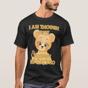 Löwe Löwenkind Katzenbaby Ich bin obwohl süß obw T-Shirt
