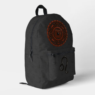 Löwe Mandala Bedruckter Rucksack
