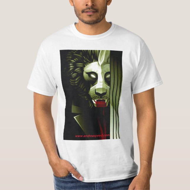 Löwe-Mann James Turners T-Shirt (Vorderseite)