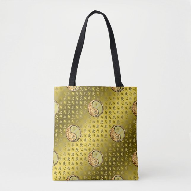 Löwe & Metalldrache Tasche (Vorderseite)