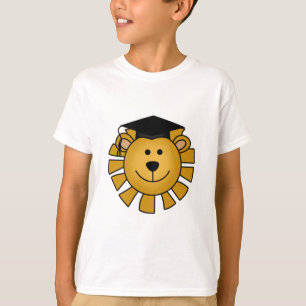 Löwe mit Abschluss-Kappen-T-Shirts und Geschenken T-Shirt