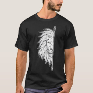 Löwe mit Arrow Partner Outfit I Paare Verheiratet T-Shirt