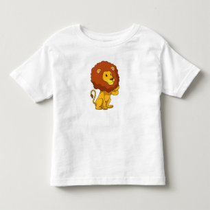 Löwe mit Curls Kleinkind T-shirt