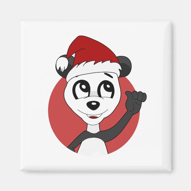 Löwe mit einem Fußballballmagnet am Cartoon Magnet (Vorne)