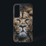 Löwe mit grünen Augen Samsung Galaxy Hülle<br><div class="desc">Strong Lion - King - Abstrakt Art Modern Style Painting - Wählen / Fügen Sie Ihren einzigartigen Text / Name / Farbe - Make Your Special Gift - Neu formatieren und verschieben oder entfernen und hinzufügen / Text mit Anpassungs-Tool ! Malerei und Design von MIGNED. Bitte schauen Sie sich meine...</div>