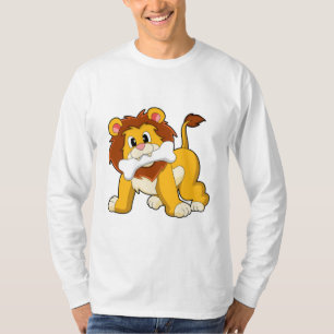 Löwe mit Knochen T-Shirt