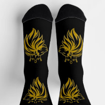 Löwe mit Krone - Gold Stil 2