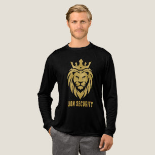 Löwe mit Krone - Gold Stil 3 Tri-Blend Shirt