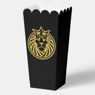 Löwe mit Krone - Gold Stil 4 Geschenkschachtel