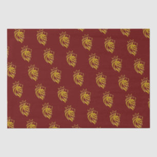 Löwe mit Krone - Goldstil 2 Seidenpapier