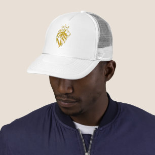 Löwe mit Krone - Goldstil 2 Truckerkappe